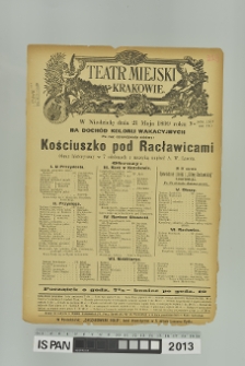 KOŚCIUSZKO POD RACŁAWICAMI