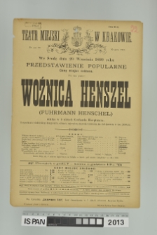 WOŹNICA HENSZEL ( Fuhrmann Henschel)