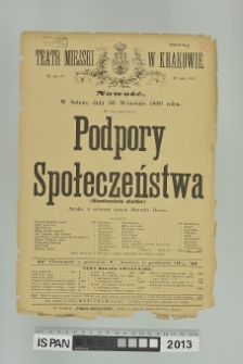 PODPORY SPOŁECZEŃSTWA (Samfundets stotter)