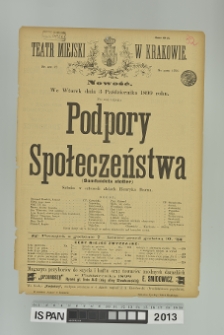 PODPORY SPOŁECZEŃSTWA (Samfundets stotter)