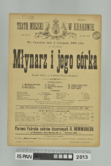 MŁYNARZ I JEGO CÓRKA