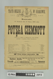 POTĘGA CIEMNOTY