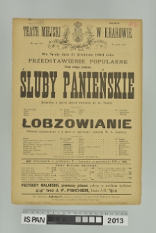ŚLUBY PANIEŃSKIE