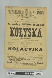 KOŁYSKA ( Le berceau)