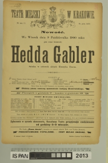 HEDDA GABLER