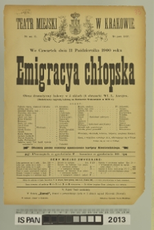 EMIGRACYA CHŁOPSKA