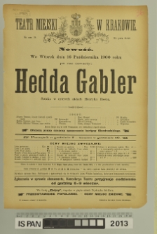 HEDDA GABLER