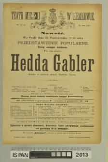 HEDDA GABLER