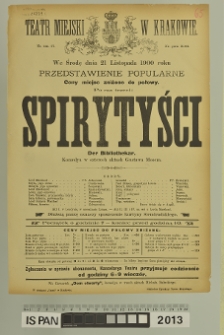 SPIRYTYŚCI (DER BIBLIOTHEKAR)