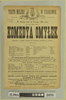 KOMEDYA OMYŁEK