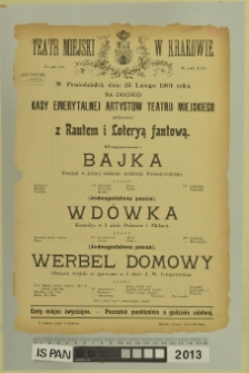 BAJKA, WDÓWKA, WERBEL DOMOWY