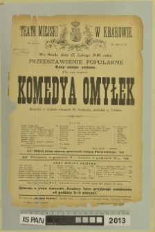 KOMEDYA OMYŁEK