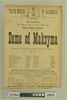 DAMA OD MAKSYMA