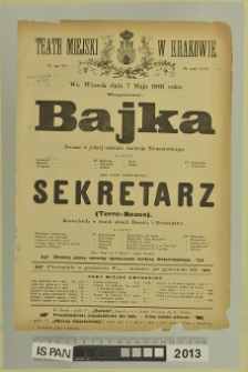 BAJKA, SEKRETARZ (Terre-Neuve)
