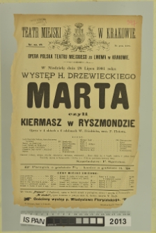 MARTA CZYLI KIERMASZ W RYSZMONDZIE