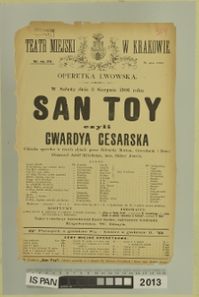 SAN TOY CZYLI GWARDYA CESARSKA
