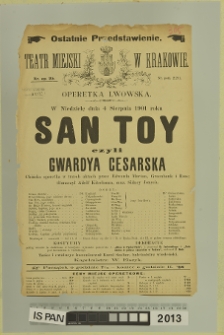 SAN TOY CZYLI GWARDYA CESARSKA