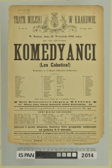 KOMEDYANCI (Les Cabotins!)