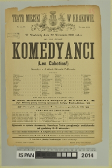 KOMEDYANCI (Les Cabotins!)