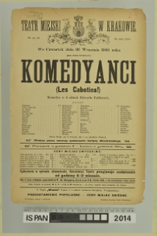 KOMEDYANCI (Les Cabotins!)