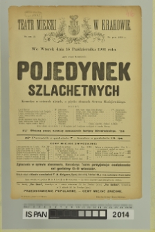 POJEDYNEK SZLACHETNYCH