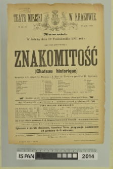 ZNAKOMITOŚĆ (Chateau historique)