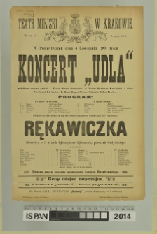 RĘKAWICZKA I KONCERT &bdquo;UDLA&rdquo;