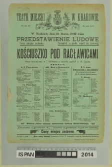 KOŚCIUSZKO POD RACŁAWICAMI