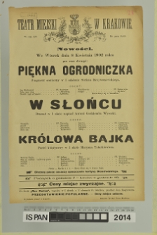 PIĘKNA OGRODNICZKA