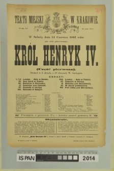 KRÓL HENRYK IV