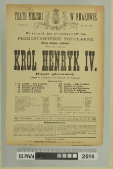 KRÓL HENRYK IV