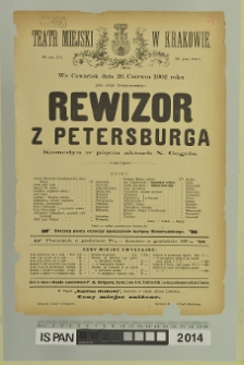 REWIZOR Z PETERSBURGA