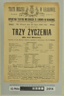 TRZY ŻYCZENIA (Die drei Wünsche)