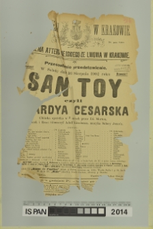 SAN TOY CZYLI GWARDYA CESARSKA