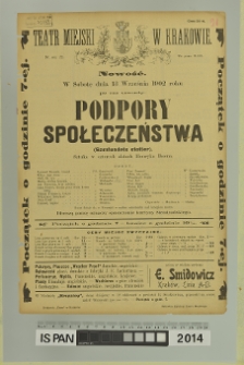 PODPORY SPOŁECZEŃSTWA (Samfundets stotter)