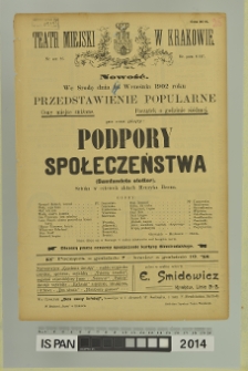 PODPORY SPOŁECZEŃSTWA (Samfundets stotter)