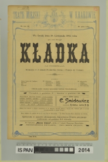 KŁADKA (La Passerelle)