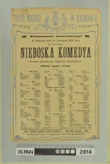 NIEBOSKA KOMEDYA (Nie-Boska komedia)