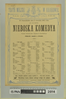 NIEBOSKA KOMEDYA (Nie-Boska komedia)