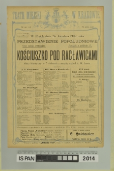 KOŚCIUSZKO POD RACŁAWICAMI