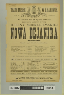 NOWA DEJANIRA (Niepoprawni)