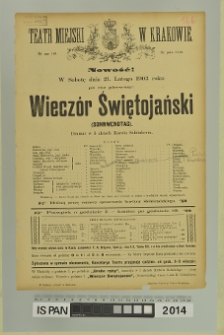 WIECZ&Oacute;R ŚWIĘTOJAŃSKI (Sonnwendtag)