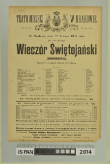 WIECZ&Oacute;R ŚWIĘTOJAŃSKI (Sonnwendtag)