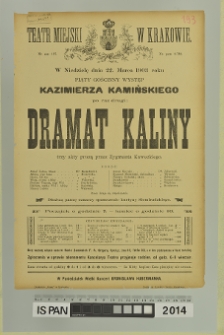 DRAMAT KALINY