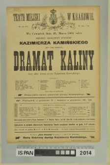 DRAMAT KALINY