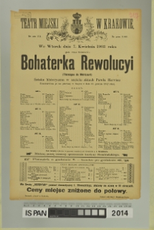 BOHATERKA REWOLUCYI (Théroigne de Méricourt) (Bohaterka Rewolucji)