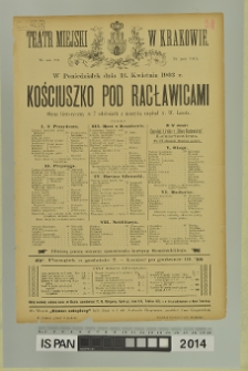 KOŚCIUSZKO POD RACŁAWICAMI