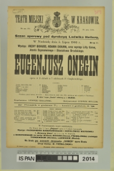 EUGENJUSZ ONEGIN (Eugeniusz Oniegin)