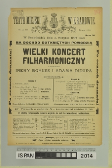 WIELKI KONCERT FILHARMONICZNY