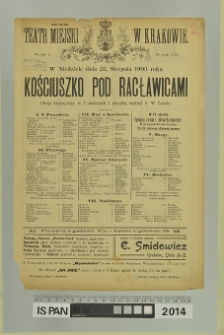 KOŚCIUSZKO POD RACŁAWICAMI
